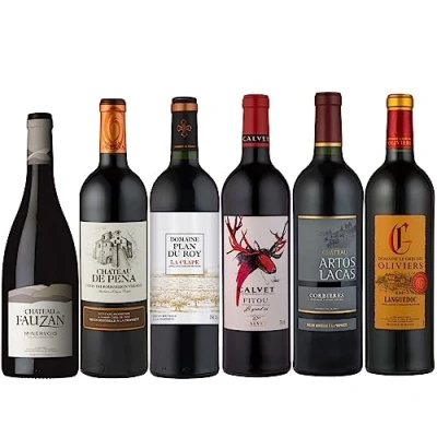 Abbildung von La Grande Vinothèque Wein Probierpaket Auswahl von 6 Rotweinen unserer Weingüter aus Südfrankreich (6 x 0,75L)