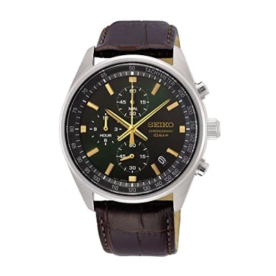 Abbildung von Seiko Chronograph, Herren, Größe: One Size, Schwarz
