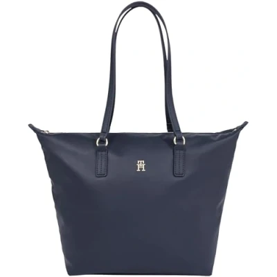 Abbildung von Tommy Hilfiger Poppy Reform TOTE Shopping Bag, Damen, Größe: One Size, Space blue