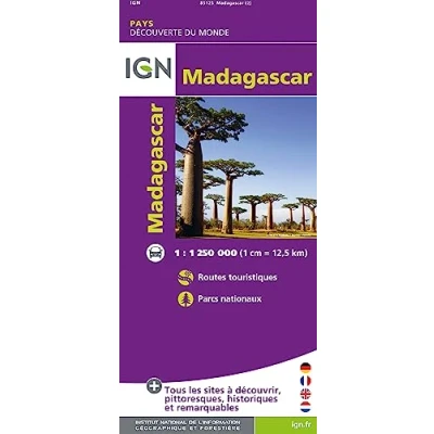 Abbildung von IGN Karte, Pays Découverte du Monde Madagascar (Découverte des Monde, Band 85125)