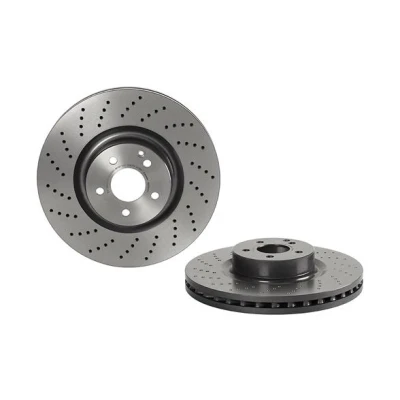 Abbildung von BREMBO 09.C943.11 Bremsscheibe 360 36 5 gelocht/innenbel. beschichtet hochgekohlt mit Schrauben MERCEDES BENZ: S Klasse Coupe, Limousine