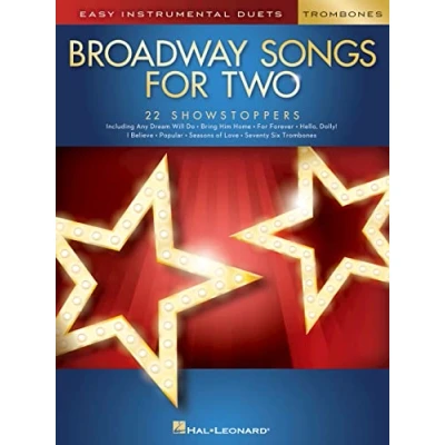 Abbildung von Easy Intrumental Duets Broadway Songs For Two Trombones (Book): Noten, Sammelband für Posaune (Easy Instrumental Duets)