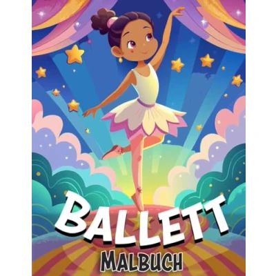 Abbildung von Ballett Malbuch: Ballerina Malvorlagen für Mädchen, die das Tanzen lieben
