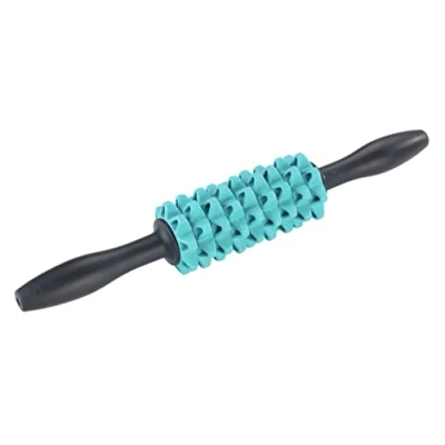 Abbildung von Maximex Massageroller 2 in 1 Faszien und Massageroller, mit 9 beweglichen Rollen