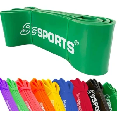 Abbildung von ScSPORTS® Widerstandsband 2m Gymnastikband Theraband Resistance Band Fitnessband
