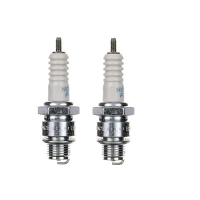 Abbildung von 2x Zündkerze BR8HS BR 8 HS Zündkerzen Set 2 Stück für Roller/Scooter kompatibel W3AC WR240T1 WR2AC WR4AC, L78C QL77C QL77CC QL7 IWF24 W24FSR
