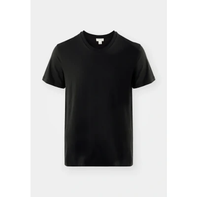 Abbildung von Calvin Klein Jeans Smooth Solid Vneck TEE Tshirt basic, Herren, Größe: XS, Black
