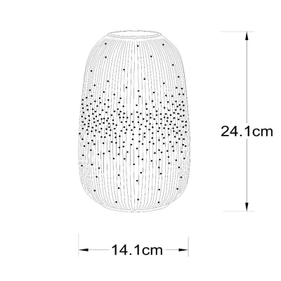 Abbildung von LUCIDE FLORES Tischlampe Ø 14,1 cm 1xE14 Weiß