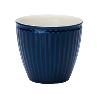 Abbildung von Greengate Alice Latte Cup dark blue 9 cm