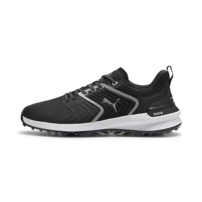 Abbildung von PUMA Herren Ignite Innovate Golf Shoe, Black White, 40.5 EU
