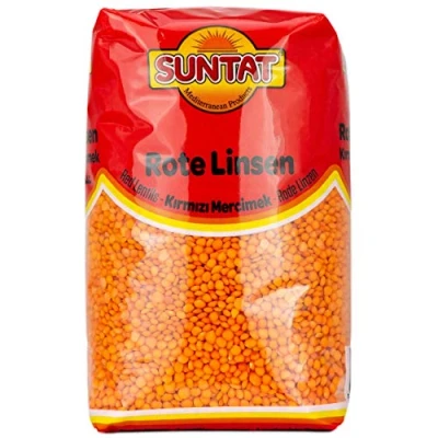 Abbildung von Suntat Orientalische Rote Linsen aus der Türkei in 1 kg Packung