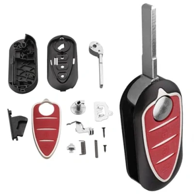 Abbildung von autoschlüssel gehäuse funkschlüssel schlüssel Punto Taste Smart Remote Key Shell Case Fob für Alfa Romeo Mito / Giulietta 159 GTA
