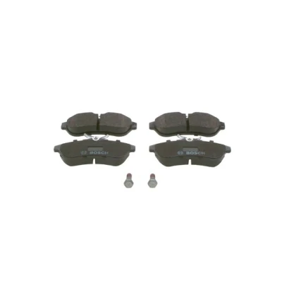 Abbildung von BOSCH 0 986 424 635 Bremsbelagsatz Low Metallic mit Anti Quietsch Blech, Schrauben Zubehör CITROËN: C3 Pluriel, C2 Schrägheck, I Schrägheck