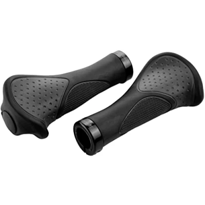 Abbildung von Ergotec MTB ATB Griffe Frisco 2 Silikon. 140/140mm per Paar sz/gr.
