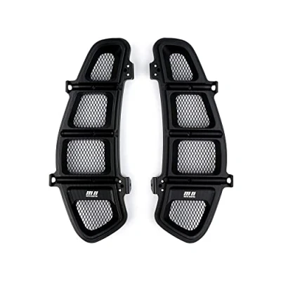 Abbildung von MOTO NOSTRA Gepäckfachgitter Lüftungsgitter Set, CNC, schwarz matt für Vespa GT 250, L 125 200, GTS 300, Super Sport GTV 300
