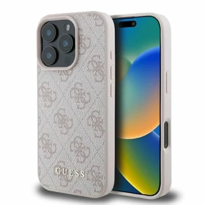 Abbildung von CG Mobile Guess GUHCP16LG4GFPI Hülle für iPhone 16 Pro 6.3&quot; Rosa hardcase 4G Classic
