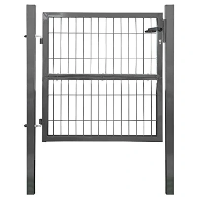 Abbildung von V2Aox Gartentor Gartentür Zauntür Zauntor Pforte Anthrazit 100cm Quadratrohr
