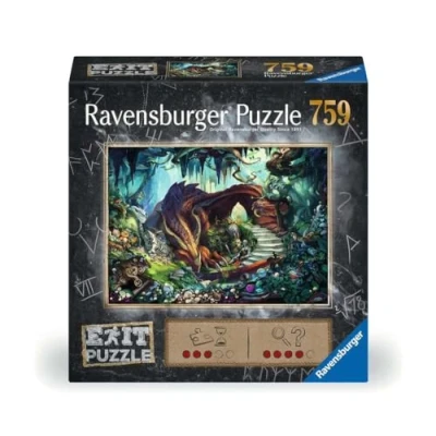 Abbildung von Ravensburger Puzzle EXIT, Puzzle, in der Drachenhöhle, 759 Puzzleteile, Made Germany, FSC® schützt Wald weltweit