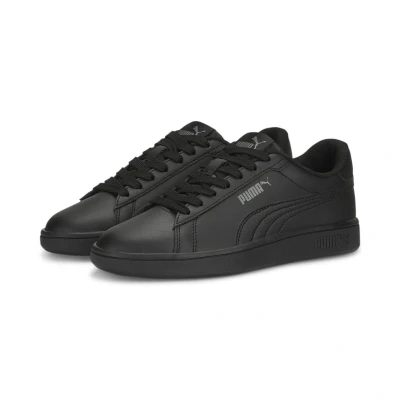 Abbildung von Puma Smash 3.0 L JR Sneaker low für Kinder, Größe: 37.5, Black/shadow gray Schuhe