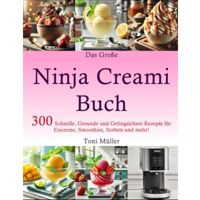 Abbildung von Das Große Ninja Cream Buch: 300 Schnelle, Gesunde und Gelingsichere Rezepte für Eiscreme, Smoothies, Sorbets mehr!