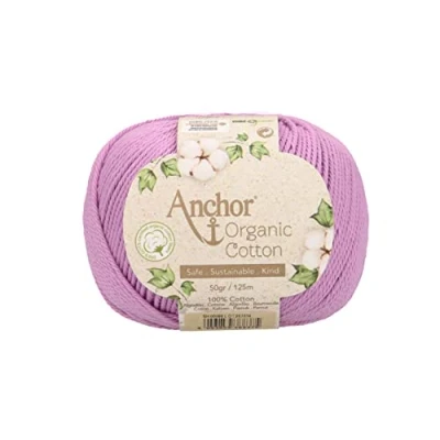 Abbildung von Anchor Organic Cotton 4 fädig ca. 125 m 00096 orchid 50 g