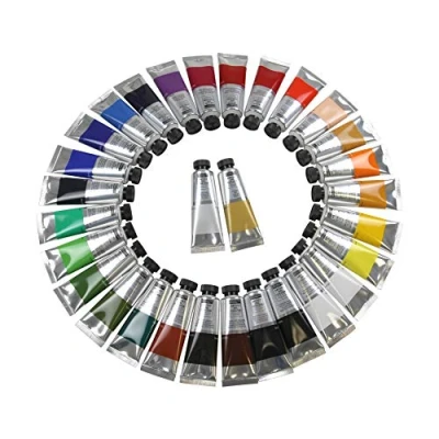 Abbildung von MAGI® Artist Ölfarben Set, 200 ml Großtuben in 30 Farben, feine Ölfarbe Künstlerqualität (00 Set alle Farben)