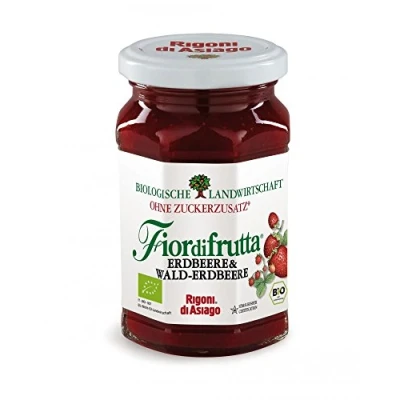 Abbildung von Rigoni di Asiago Fiordifrutta Fruchtaufstrich Erdbeeren und Wald BIO, 250 g