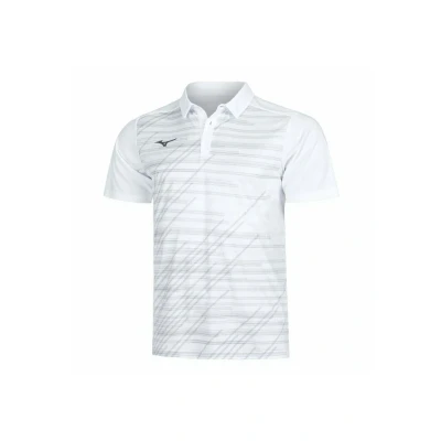 Abbildung von Mizuno Chiba Poloshirt, Herren, Größe: Small, White