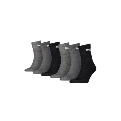 Abbildung von Puma Short CREW ECOM 6 PACK Unisex Sportsocken, Größe: 35 38, Grey