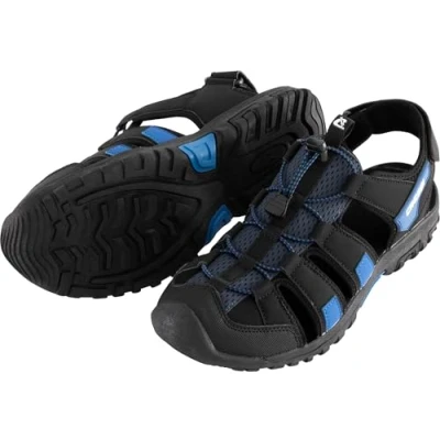 Abbildung von CRESSI Unisex Adult Luca Black/Blue 43 Bequeme Trekking Sandale ideal für Outdoor Abenteuer, Schwarz/Blau