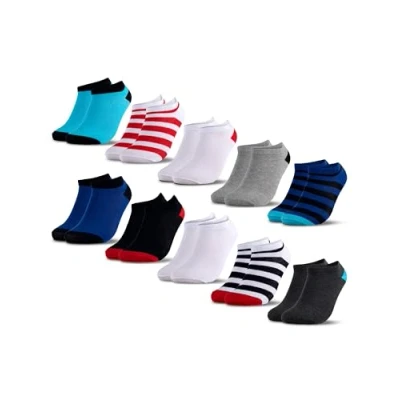 Abbildung von Occulto 10ER PACK Socken, Damen, Größe: 23 26, Weiß rot