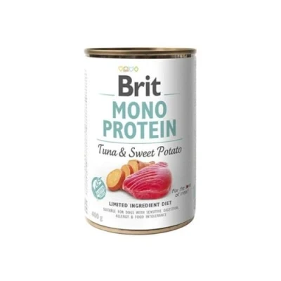 Abbildung von Brit Blik Care Mono Protein 400 g Hundefutter Thunfisch&amp;Skarto...