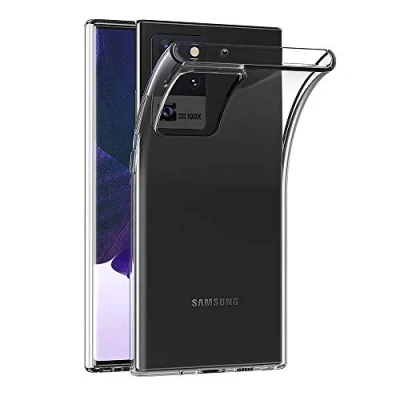 Abbildung von AICEK Hülle Compatible für Samsung Galaxy Note20 Ultra Transparent Silikon Schutzhülle Case Clear Durchsichtige TPU Bumper Handyhülle (6,9 Zoll)
