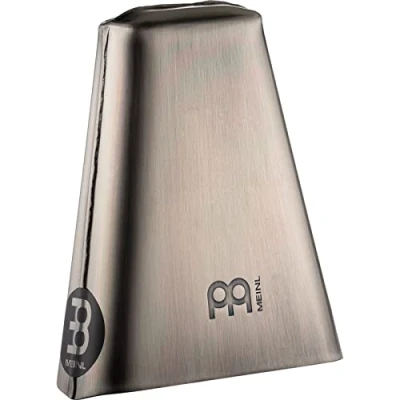 Abbildung von Meinl Percussion Handheld Cowbell Instrument Mittelgroßes Aufschlagidiophon Länge 6,5 Zoll Stahl, Silber (STB65H)