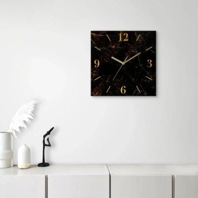 Abbildung von Leonique Wanduhr &quot;Marmor&quot;, analog, 30 cm
