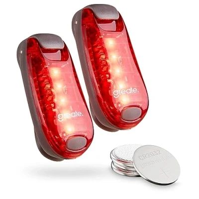Abbildung von greate. LED Blinklicht 2x Schulranzen Licht Clip Kinder Rucksacklicht (2 St)