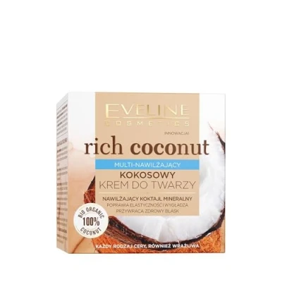 Abbildung von Eveline Cosmetics Coconut Multi feuchtigkeitsspendende Gesichtscreme, 50 ml