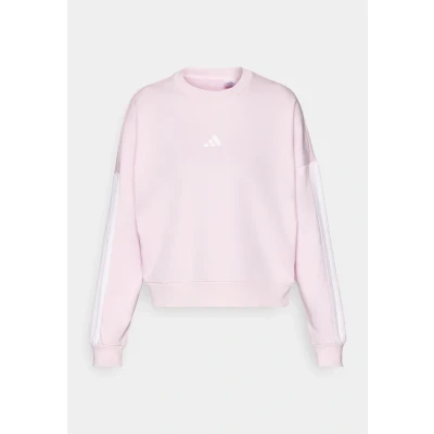 Abbildung von adidas Sportswear Essentials Stripes Sweatshirt, Damen, Größe: XL, Clear pink/white