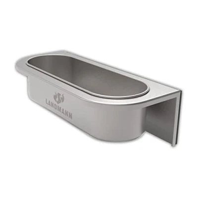 Abbildung von LANDMANN Magnetischer Saucenhalter Für Befestigung am Grill, Kühlschrank &amp; an allen magnetischen Flächen bis zu 3 Saucenflaschen (je 250 ml) Starker Magnet mit 1,2 kg Tragkraft [Edelstahl]