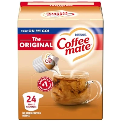 Abbildung von Nestlé Coffee Mate Original Flüssige Kaffeesahne (24x11ml) US Import!