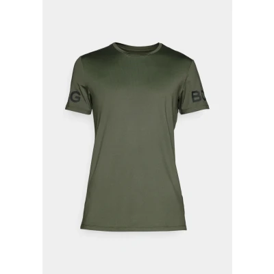 Abbildung von Björn Borg Performance Tee Grün Polyester Small Herren
