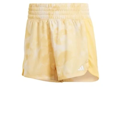 Abbildung von adidas Performance Pacer Essentials ALL OVER Print Flower TIE Short kurze Sporthose, Damen, Größe: Small, Semi spark