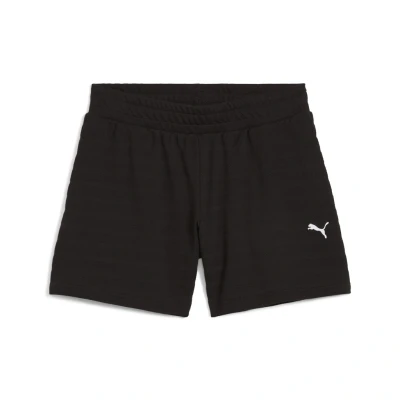 Abbildung von ESS ELEVATED Strukturierte 5&quot; Shorts mit hohem Bund Damen PUMA Black