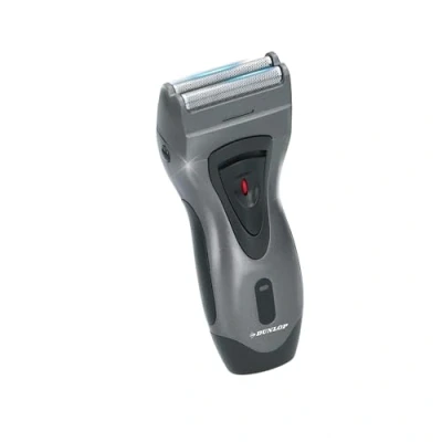 Abbildung von Dunlop Rasierer Herren Elektrisch Elektrorasierer 230 V PL Multifunktional Barttrimmer mit 2 Rotierende Schneidstücke Schwarz/Grau