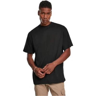 Abbildung von Build Your Brand mens BY122 Premium Combed Jersey Loose T Shirt, black, XL
