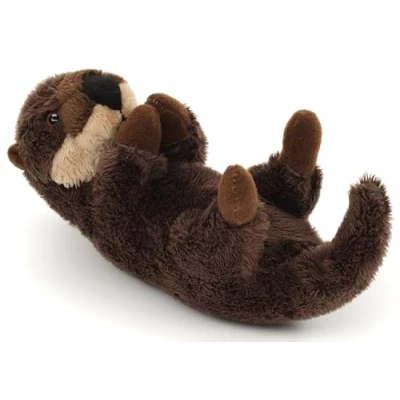 Abbildung von Uni Toys Otter Rückenschwimmer Plushie 17 cm (Länge) Plüschtier, Kuscheltier