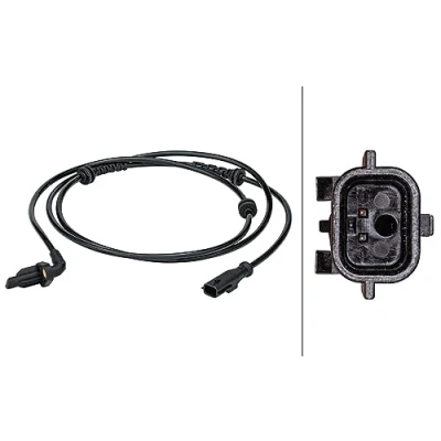 Abbildung von HELLA 6PU 012 679 281 ABS Sensor Hinterachse aktiver 2 1635 RENAULT: Twingo 2, II Kasten / Schrägheck