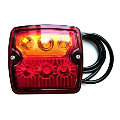 Abbildung von 3 Funktionen LED Rückleuchte E9 12V 24V für Anhänger, LKWs, PKWs, Wohnmobile, Wohnwagen, Traktoren usw.