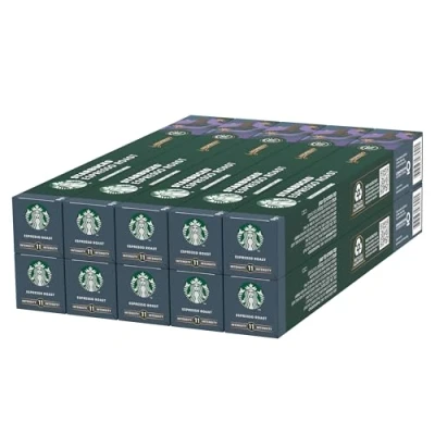 Abbildung von STARBUCKS Espresso Roast by Nespresso, Dunkle Röstung, Kaffeekapseln 10 x (100 Kapseln)