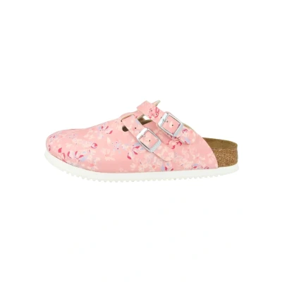 Abbildung von Birkenstock Pantolette flach, Damen, Größe: 35, Flower field rose Schuhe